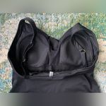 One Piece Soma black shirred  swim dress, size small medium Photo 4