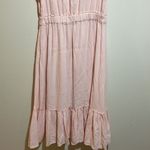 J.Crew Point Sur V-Neck Ruffle Midi Dress Flutter Sleeve Blush Pink Size 2 Photo 11