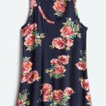 Loveappella Loveappela Stitch Fix Ernest Floral Navy Blue Swing Tank Top Photo 0