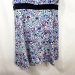 Fit 4 U Plus Size 18W Swimdress Blue Purple Floral Print One Piece Swimsuit 524 Photo 3