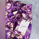 JAPNATropical Floral Satin Wrap Skirt sz m NWT! Photo 3