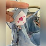 Buddy Love Pink Gold Planets Blue Ruffle Mini Dress Women’s SZ Large Photo 5