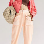 Free People NWT Timko Pant in pastel peach Photo 0