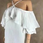 Kensie White Crinkle Cotton Off the Shoulder Top NWT XS Photo 2