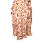 VERO MODA  Mini Dress Adjustable Straps Ruffle Hem Floral Print Multicolor L NWT Photo 6