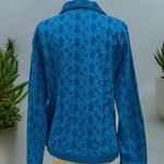 Free People Chico’s Eyelet Lace Embroidered Open Front Cardigan Jacket Size 2 Photo 10