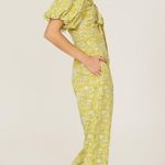 Love, Whit by Whitney Port Yellow Floral Jumpsuit Photo 3