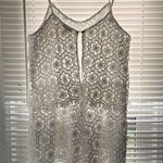 kiss & cry white crochet lace shorts romper, size large Photo 11