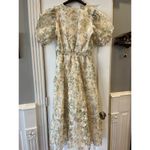 Just Me Cottage Core Peasant Farmhouse Dress Women Small Smocked Modest Traditional Photo 3