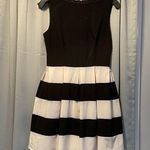 B. Smart  Semi-Formal Black & White Stripped Dress- Size 7/8 Photo 0