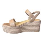 Nine West  Nillo 3 Taupe Espadrille‎ Wedge Platform Sandals Women's Size 9.5 New Photo 1