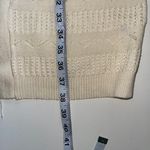Francesca's Francesca’s Miami Cream Open Front Pointelle Knit Duster Cardigan Photo 7