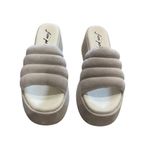 Free People Sea Salt Almost Paradise Suede Platform Sz 36.5 NWT Photo 3
