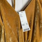 New‎ Mink Pink Women's Golden Bodycon Velvet Touch Ruched Dress Large Photo 4