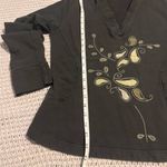 prAna   lightweight  hoodie dark olive green size M Photo 2