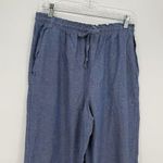 Jantzen Classics Blue Cotton Blend Lightweight Pants Size 16 Drawstring Photo 1