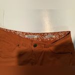 Nanette Lepore  Women's Cotton Burnt Orange Straight Leg Pants Photo 2