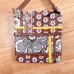 Vera Bradley Retired Purse Flipster Crossbody Bag Slate Blooms Photo 1