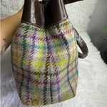 Coach  2010 Penelope Tattersall Plaid Wood Satchel F15456 Photo 3