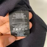 Tory Burch  black wool leather trim A line dress large minimalist quiet‎ luxury Photo 4