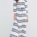 Faithfull the Brand The Beach Edit Goa Stripe Sun Maxi Dress Sz 4 NWT Photo 1