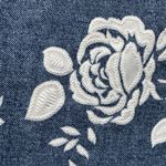 PaperMoon  Blue White Floral Racerback Tank‎ Top Women's XL Photo 3