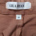 Lila Ryan  Camel The Kit Side Stripe Crop Trousers Size 12 Photo 2