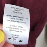 Rails  Leigh Port Maroon Velvet Lace Up Long Sleeve Top Relaxed Fit Size Small Photo 9