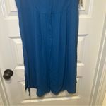 Thalia Sodi NWT  Teal Blue Sleeveless Button Front Side Slit Tunic Top S Photo 8