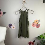 PaperMoon  Olive Green Double Strap Tank - Size - XS Photo 4