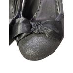 Gianni Bini Womens Black Sparkle 3" Pump Heel Shoes with Bow 8M Photo 9