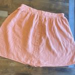 Amadi‎ anthropologie boho peach gauze button front skirt size L Size L Photo 0