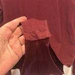 A New Day Maroon Burgundy‎ Mock Neck Long Sleeve Body Suit Size XL Red Photo 2