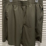 DSG Olive Green Elastic Tie Waist Short Lightweight High Rise Size XL Photo 0