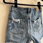 American Eagle Women’s Highest Rise Baggy Distressed Denim Jean Shorts Size 4 Photo 14