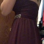Speechless Burgundy Dress with Silver detailing (homecoming dress) Photo 2