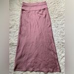 Free People Normani Bias Dusty Mauve Satin Midi Skirt Photo 1