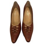 Vintage Antonio Barbato Brown Italian Leather Pointed Photo 1