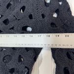 Maeve Anthropologie Black Crochet Sweater One Size Boho Coastal Cowgirl NWT Photo 3