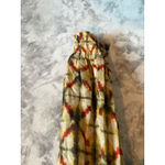 Urban Outfitters ‎ Outfitters Tie Front Top Smocked Long Sleeve Crop Blouse Bohemian L Photo 2