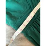 NWT Dessy 12 Regular Green Gown SLEEVELESS DRAPED CHIFFON MAXI DRESS FRONT SLIT Photo 9