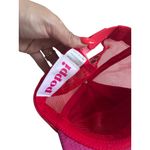 POPPI Pink Red Mesh Trucker Hat Cap NEW without tags Photo 3