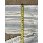 Gibson  Blue Striped Wide Leg Medium Cropped Pants Beach Vacation Flowy BOHO Photo 5