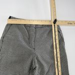 ZARA Pants Womens XS Black White Houndstooth Slim Trousers Stretch Classic Photo 5