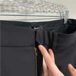 Madewell NWT  Kick Out Crop Pants in Wool-Blend Twill in Black - Size 4 Photo 7