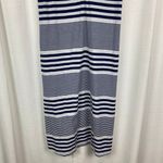 Vineyard Vines  Blue Stripe Short Sleeve Shift Maxi Dress Sz.S Photo 2