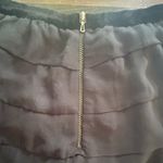 Lanvin Hiver‎ 2006 Vintage Designer Black Tiered Skirt Rare Collection Size 8 Photo 3