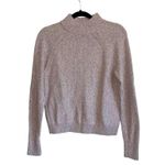 Abercrombie & Fitch Light Pink Marled Mock Neck Pullover Sweater Photo 0