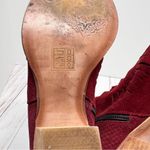 Free People  Loveland Suede Ankle Boots in Red Size 37 Photo 9