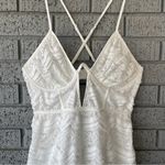 For Love & Lemons  Mimi Mini Dress White Ruffle Size Medium Photo 6